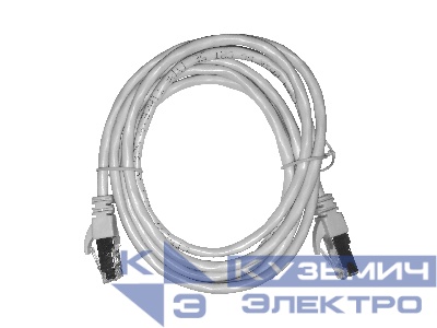 Патч-корд FTP4 cat.5е, 2.0м, BC, LSZH, серый, литой коннектор NETKO Optima