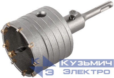 Коронка кольцевая по бетону 73мм хвостовик 110мм в сборе FIT 33446