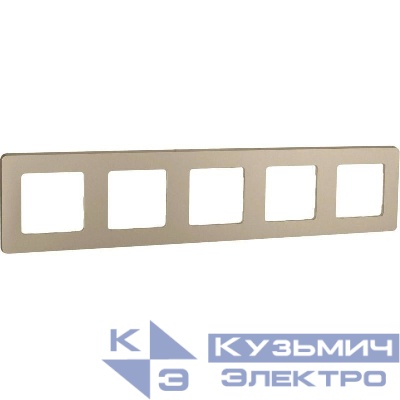 Рамка 5-м Inspiria шампань IEK 673978