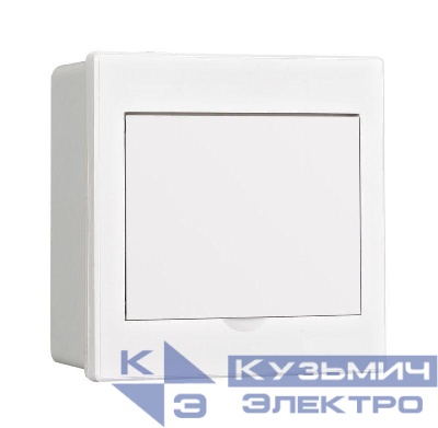Корпус навесной дв. 1 ряд 6 мод. IP41 ЩРН-П пласт. бел.DEKraft 31085DEK