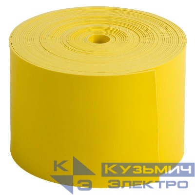 Лента термоусаживаемая ТЛ-0.8 50х0.8мм с клеевым слоем желт. 5м Rexant 48-9012