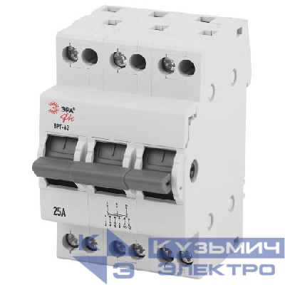 Выключатель-разъединитель трехпозиционный ВРТ-63 PRO VRT63-3-25 3п 25А Эра Б0061677