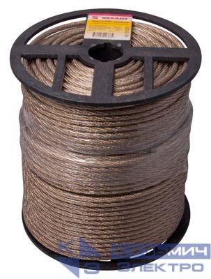 Трос стальной в ПВХ изоляции d6.0мм (150м) REXANT 09-5260