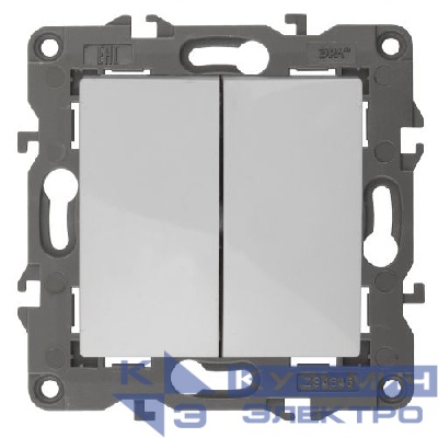 Переключатель перекрестный 2-кл. Elegance 14-1112-01 250В 10АХ бел. Эра Б0065325