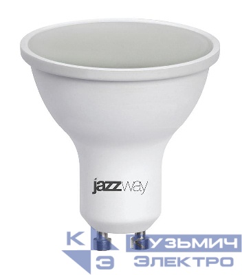 Лампа светодиодная PLED-SP 11Вт PAR16 5000К холод. бел. GU10 230В 50Гц JazzWay 5019515