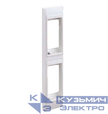 Рамка 2мод. Simon82 Centralizations узкая с суппортами для скрытого монтажа графит Simon 82625-68