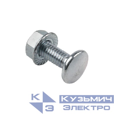 Комплект соединительный 6х16 (Винт М6+гайка ) EKF wgm6x16