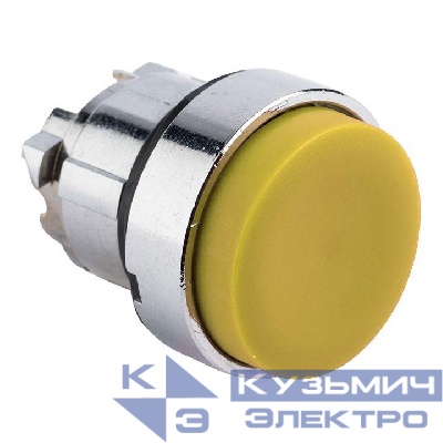 Механизм кнопки исполнительный XB4 желт. выпирающая возвратный без фиксации без подсветки PROxima EKF XB4BL-Y