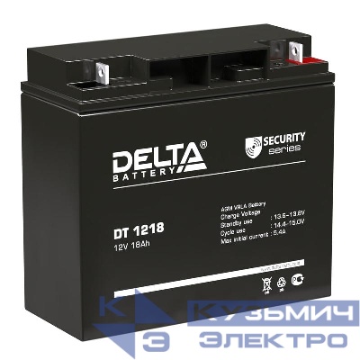 Аккумулятор ОПС 12В 18А.ч DT 1218 Delta 4614010040015