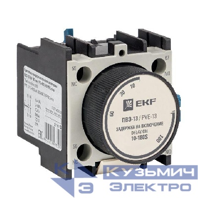 Приставка ПВЭ 13 10-180сек NO+NC EKF ctr-st-13