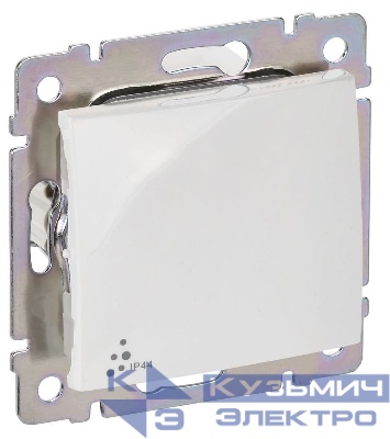 Переключатель проходной 1-кл. СП Valena 10А IP44 250В механизм бел. IEK 774206