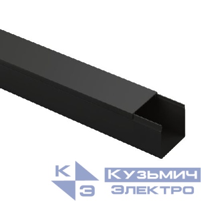Кабель-канал 40х40 L2000 черн. KK-B-40-40 Эра Б0061745