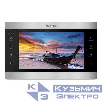 Видеодомофон SL-10IPTHD серебр./черн. Slinex ПО-00002217