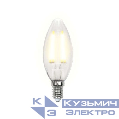 Лампа светодиодная LED-C35-6Вт/WW/E14/FR PLS02WH картон Uniel UL-00000305