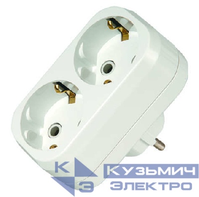 Разветвитель 2-м с заземл. Makel 10031