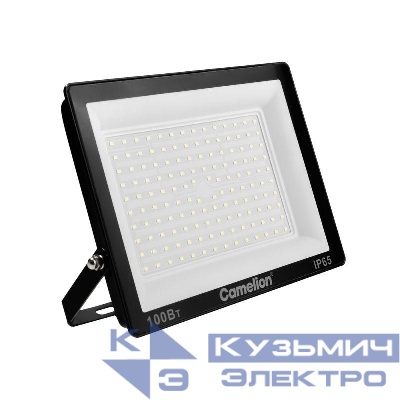 Прожектор LFL-10004 C02 (LED SMD 100Вт 10000лм 230В 6500К 245х233.5Х31) черн. Camelion 16333
