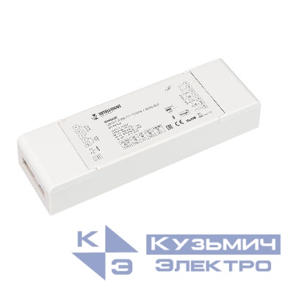 Диммер SMART-PWM-105-72-RGB-MIX-PD-SUF (12-48В 5х6А TUYA BLE 2.4G) IP20 пластик INTELLIGENT ARLIGHT 037343