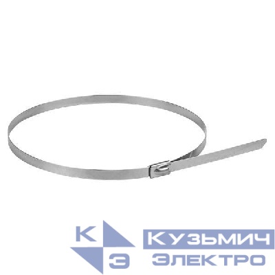 Хомут AISI 304 7.9х360 нерж. сталь FlexLock (уп.10шт) PROxima EKF plc-fl-tss-304-7.9x360-r