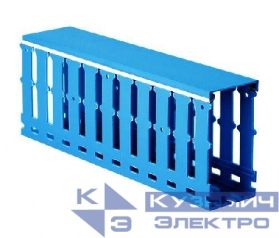 Кабель-канал перфорированный 80х60 L2000 RL12 син. DKC 00239RL