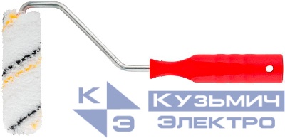 Валик "мини" 100мм d15/33мм ворс 9мм микрофибра КУРС 02727