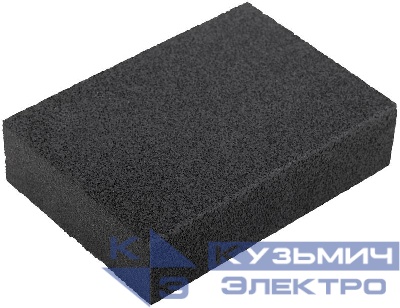 Губка шлифовальная 100х70х25мм Р 180 алюм./оксидная FIT 38355