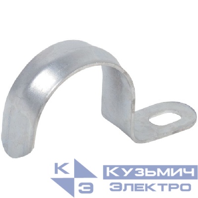 Скоба металлическая 1-лапковая d31-32 мм "УП" EOL