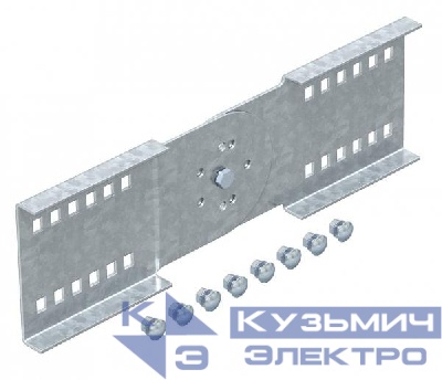 Комплект для лотка соединительный шарнирный H=110мм WRGV 110 FS (болт + шайба + гайка) оцинк. OBO 6091318