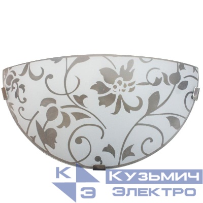 Светильник НББ 21-60 М19 "Эрика" 300/2 матов. бел./клипсы штамп метал. (инд. упак.) Элетех 1005205672