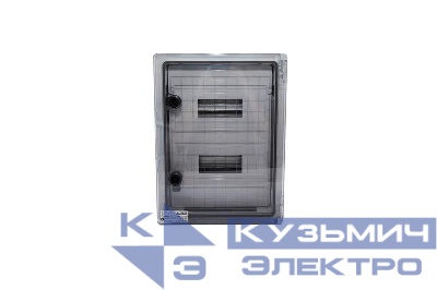 Корпус щита распределительного 300х400х165мм Din-рейки 24M (2х12) навесной пластик Cetinkaya Pano CP5113