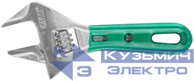 Ключ разводной "Смарт" CrV укороченный узкие губки шкала экстра увелич. захват 115мм 24мм FIT 70211