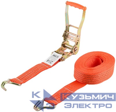 Ремень для крепления груза храповый механизм 196мм лента 50ммх10м 2000/4000кг FIT 64922