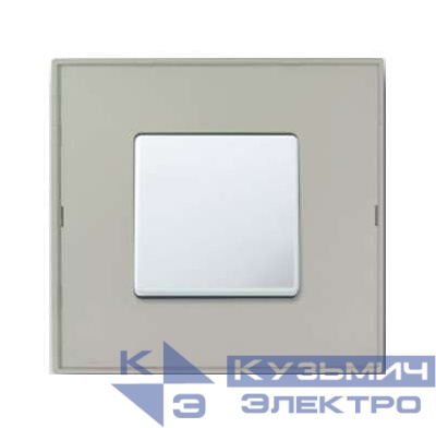 Рамка 1-м Simon27 Play сер. прозр. Simon 2700617-112