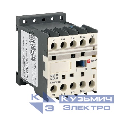 Мини-контактор МКЭ 6А кат. 230В AC 1НО PROxima EKF Mctr-s-6-230