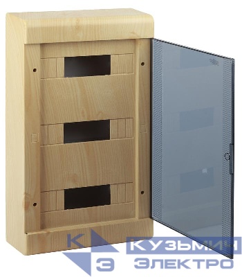 Щиток ОП Тусо 36мод. с двер. 520х303х117.5мм IP40 сосна на светл. основе Ruvinil 68036-27М