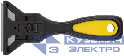 Скребок стекольный усиленный пластиковый ширина лезвия 60мм FIT 10012