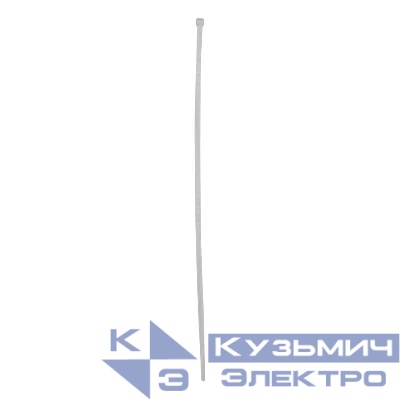 Хомут кабельный (стяжка) PCT 4.8х350-100WH 4.8х350 PA6.6 бел. (уп.100шт) JazzWay 5054066