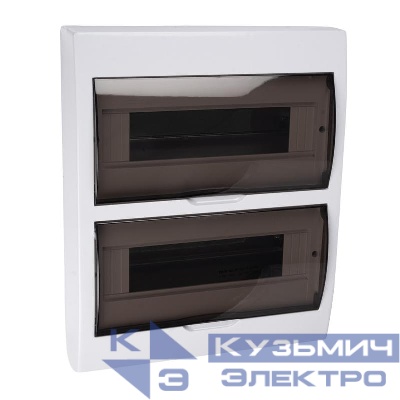 Бокс модульный накладной PDB/W 1024 WH (ЩРН-П-24) IP41 пластик. Pro JazzWay 5071698