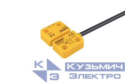 Датчик магнитный (1НЗ+1НО) провод 2м (расст. сраб. 5мм) правый выход IP68 EMAS SMS10RC2-S15