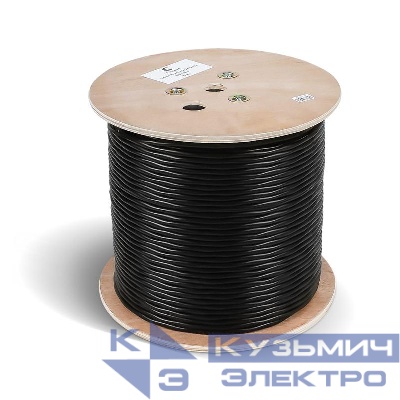 Кабель витая пара Industrial Ethernet экранир. FTP (F/UTP) кат.5E 4 пары ОЖ solid экран-фольга внутр./внешн. -40град.C- +75град.C двойн. оболочка PVC UV (уп.305м) Cabeus 7748c