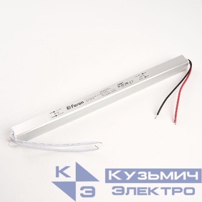 Трансформатор электронный для светодиодной ленты 36Вт 24В (драйвер) LB001 FERON 48012