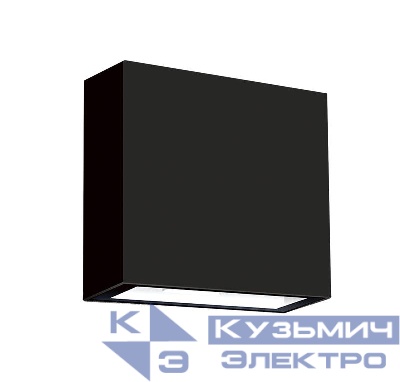 Светильник светодиодный архитектурный PWL-120120/0-90D 2х4Вт 4000К BL IP65 фасадный исполнение двухсторон. черн. Pro JazzWay 5024847