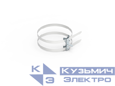 Хомут двойной трубный для изолированной мачты d0-150мм M16 DKC NK3103