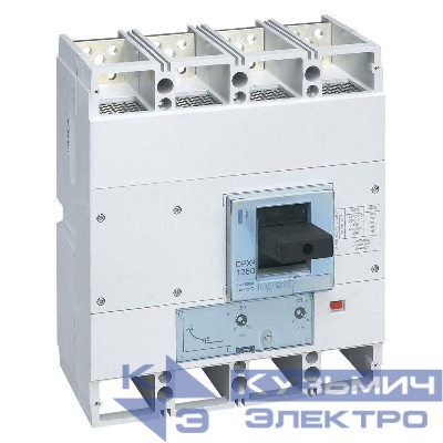 Выключатель автоматический 4п 630А 36кА DPX3 1600 термомагнитн. расцеп. Leg 422256