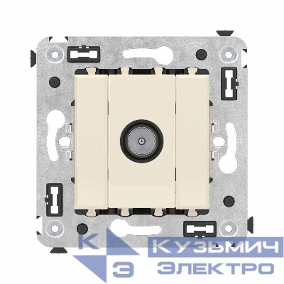 Розетка телевизионная оконечная TV СП Avanti "Ванильная дымка" DKC 4405523