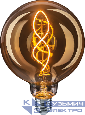 Лампа светодиодная 14 500 NLL-F-G125-4-230-2.7K-E27 прозрачная E27 220-240В Navigator 14500