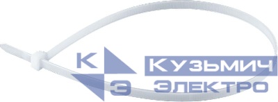 Хомут 90 307 OCT-076-300-100-WH (уп.100шт) ОНЛАЙТ 90307