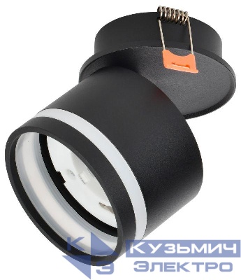 Светильник 4033 встр. поворотн. GX53 черн. IEK LT-UVB0-4033-GX53-1-K02