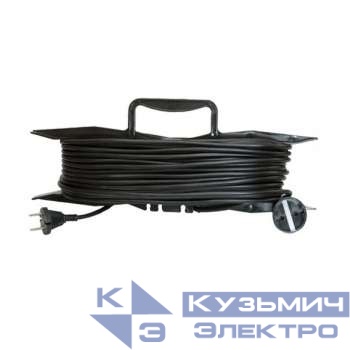 Удлинитель-шнур на рамке 1х50м без заземл. 10А IP20 2.2кВт Союз 481S-5205