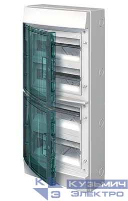 Бокс настенный 48М прозр. дверь Mistral65 (с клемм) ABB 1SLM006501A1207