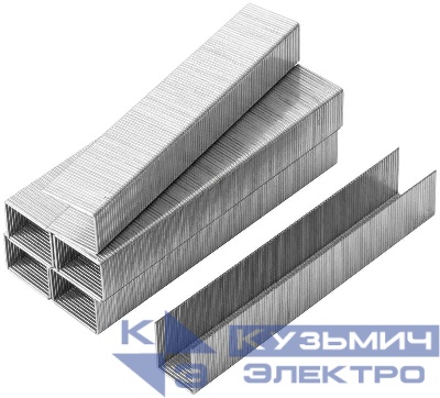 Скоба для степлера закален. прямоугол. 11.3х0.7мм 14мм тип 53 узкая (уп.1000шт) FIT 31314